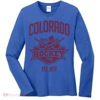 Distressed Retro Avalanche Party Tailgate Gameday Fan Gift Women's Long Sleeve Shirt thumb 0