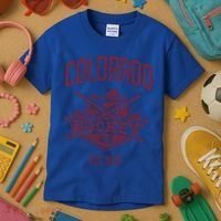Distressed Retro Avalanche Party Tailgate Gameday Fan Gift Kids T-Shirt thumb 3