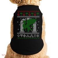 Dragon DnD Ugly Christmas Sweater Doggie Tank thumb 0
