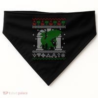 Dragon DnD Ugly Christmas Sweater USA-Made Doggie Bandana thumb 0