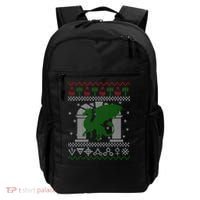 Dragon DnD Ugly Christmas Sweater Backpack thumb 0