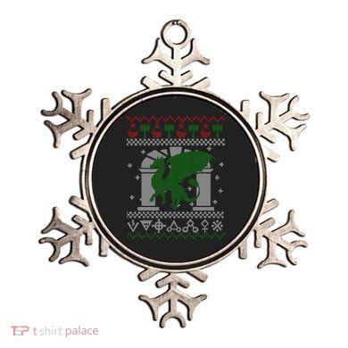 Dragon DnD Ugly Christmas Sweater Ornament