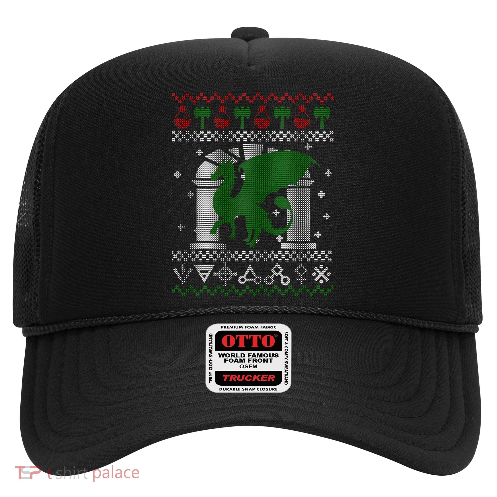 Dragon DnD Ugly Christmas Sweater Hat