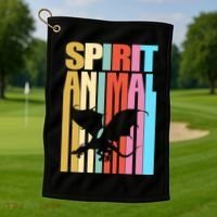 Dragon Spirit Animal Golf Towel thumb 1