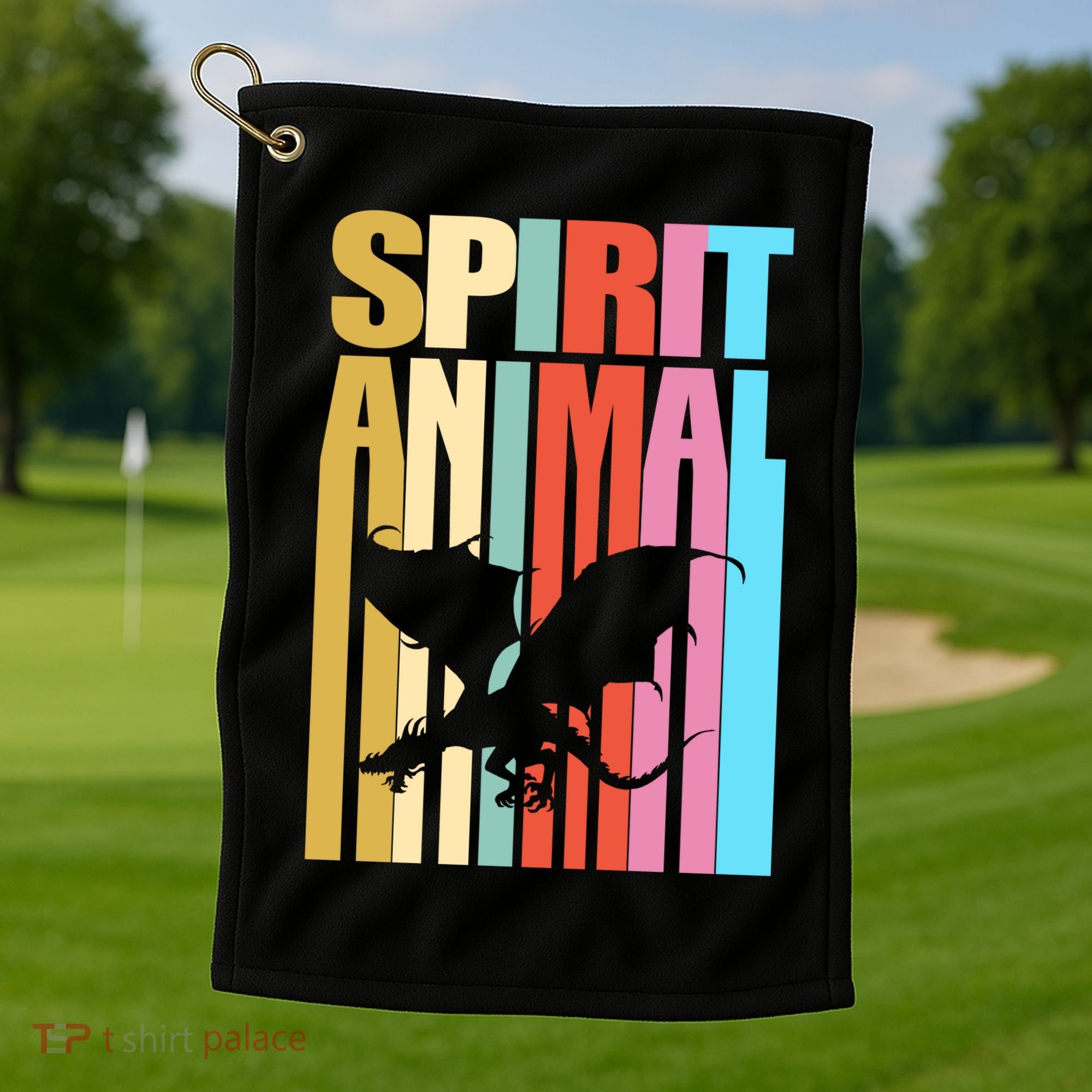 Dragon Spirit Animal Golf Towel