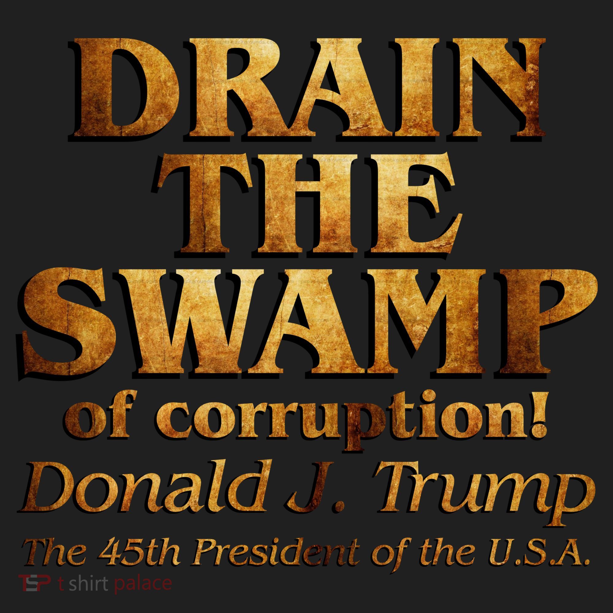 Drain The Swamp of Corruption! Donald Trump 45th President Women's Sweatshirt