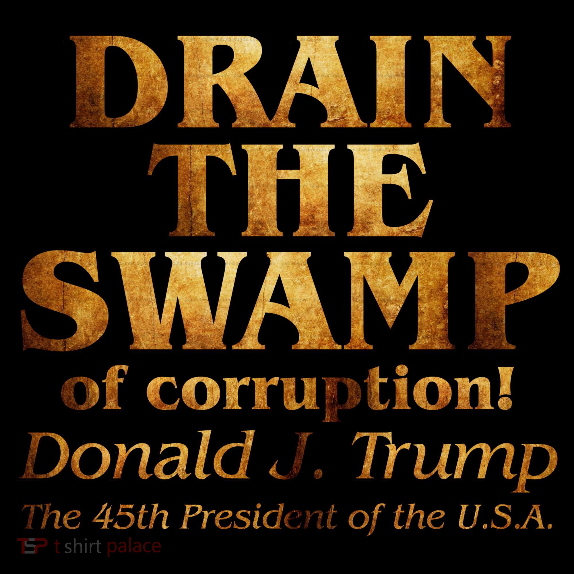 Drain The Swamp of Corruption! Donald Trump 45th President Coffee Mug