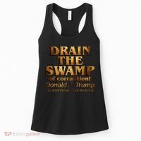 Drain The Swamp of Corruption! Donald Trump 45th President Women's Tank Top thumb 0