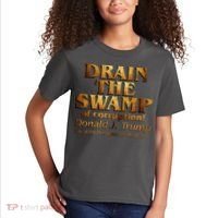 Drain The Swamp of Corruption! Donald Trump 45th President Kids T-Shirt thumb 2