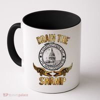 Drain The Swamp Washington DC Alligator Logo Trump Coffee Mug thumb 0