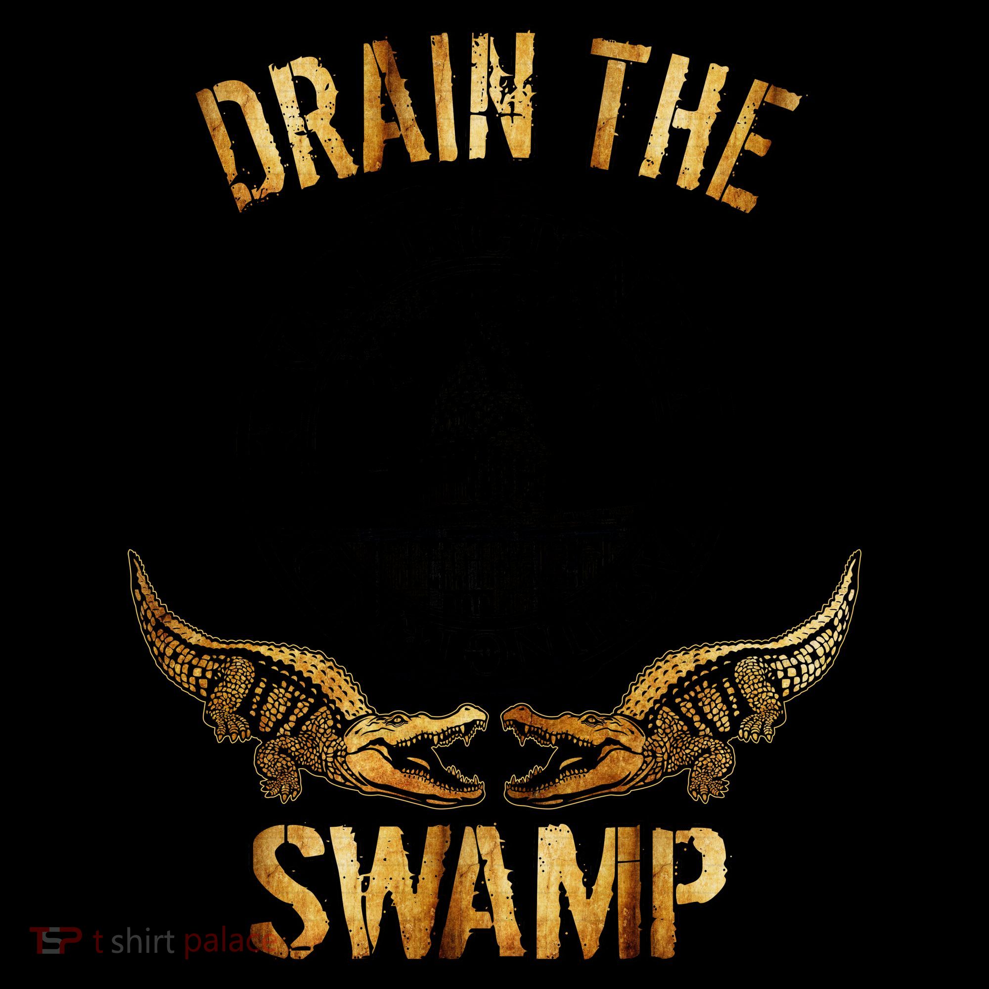 Drain The Swamp Washington DC Alligator Logo Trump Coffee Mug