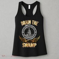 Drain The Swamp Washington DC Alligator Logo Trump Women's Tank Top thumb 3