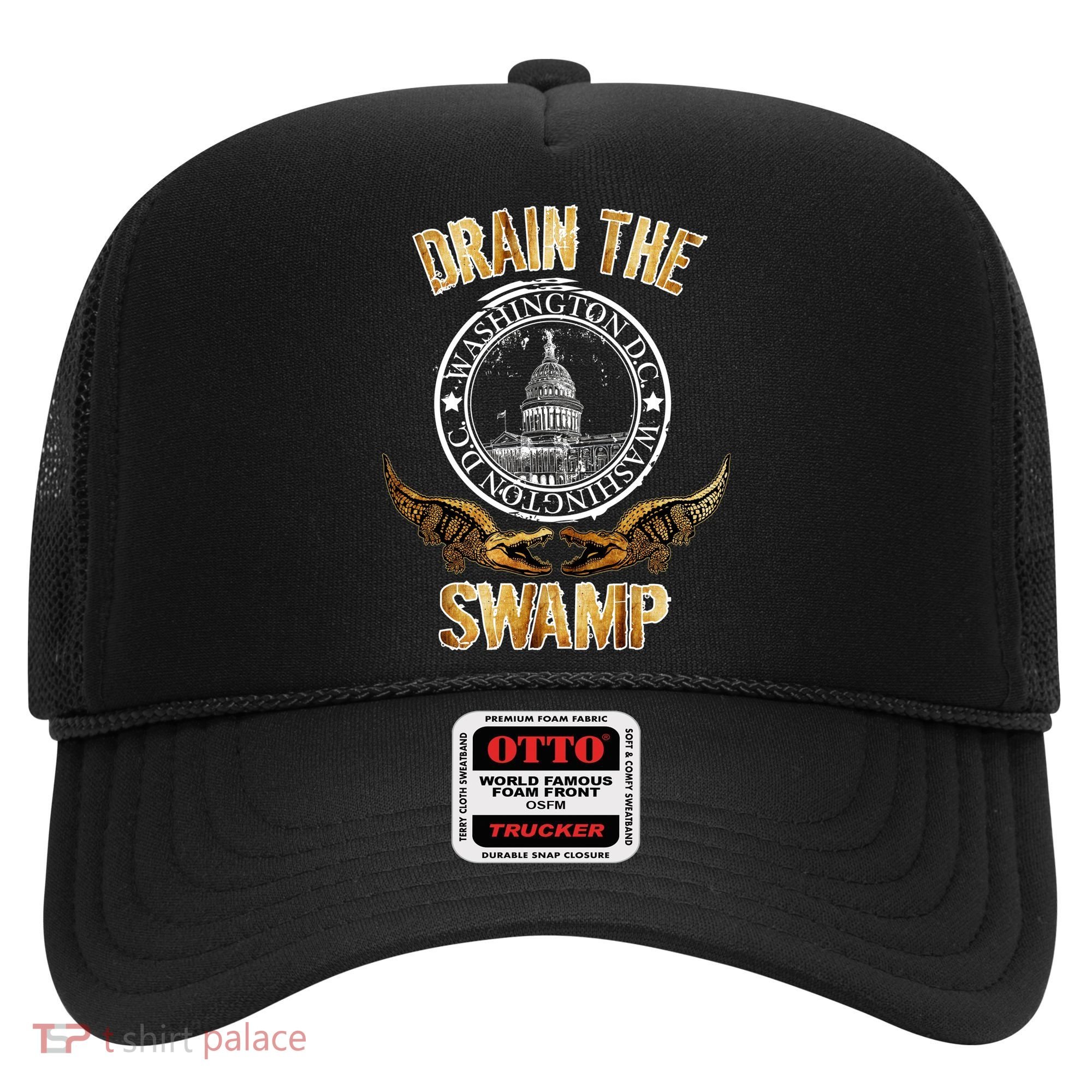 Drain The Swamp Washington DC Alligator Logo Trump Hat