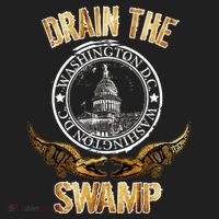 Drain The Swamp Washington DC Alligator Logo Trump Hat thumb 2