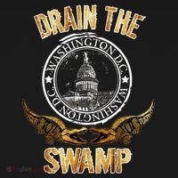 Drain The Swamp Washington DC Alligator Logo Trump Visor thumb 3