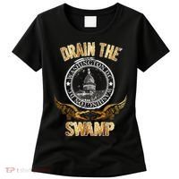 Drain The Swamp Washington DC Alligator Logo Trump Women's T-Shirt thumb 0