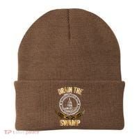 Drain The Swamp Washington DC Alligator Logo Trump Beanie thumb 0