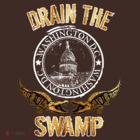Drain The Swamp Washington DC Alligator Logo Trump Baby Bodysuit thumb 2