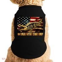 Drain The Swamp Washington DC Donald Trump President Doggie Tank thumb 0
