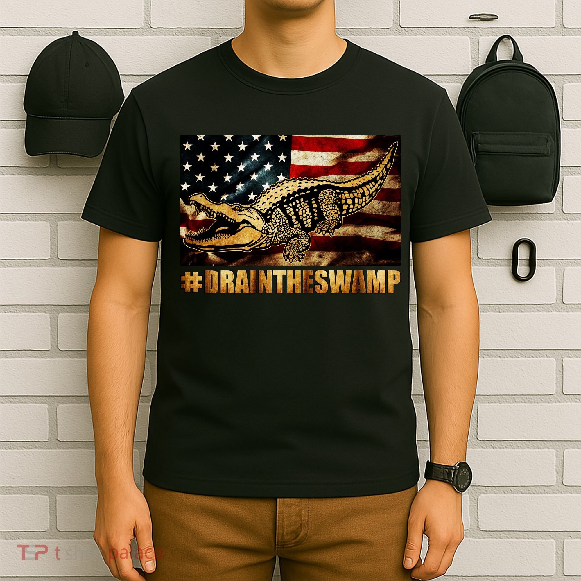 Drain The Swamp Washington DC Donald Trump President T-Shirt