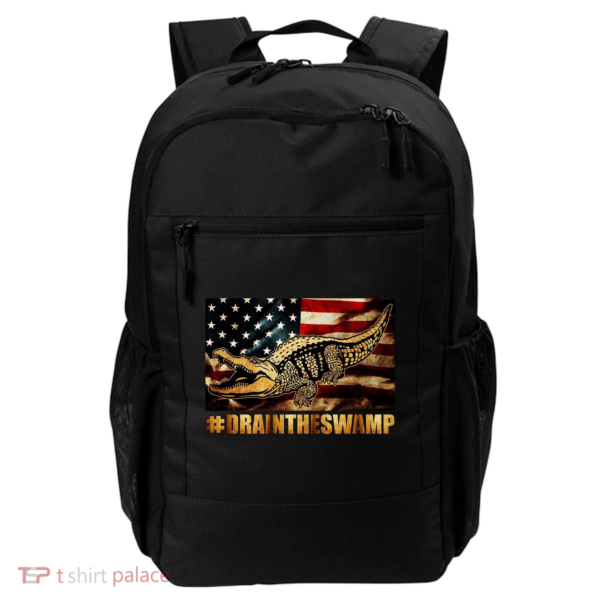 Drain The Swamp Washington DC Donald Trump President Backpack