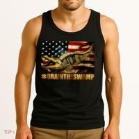 Drain The Swamp Washington DC Donald Trump President Tank Top thumb 3