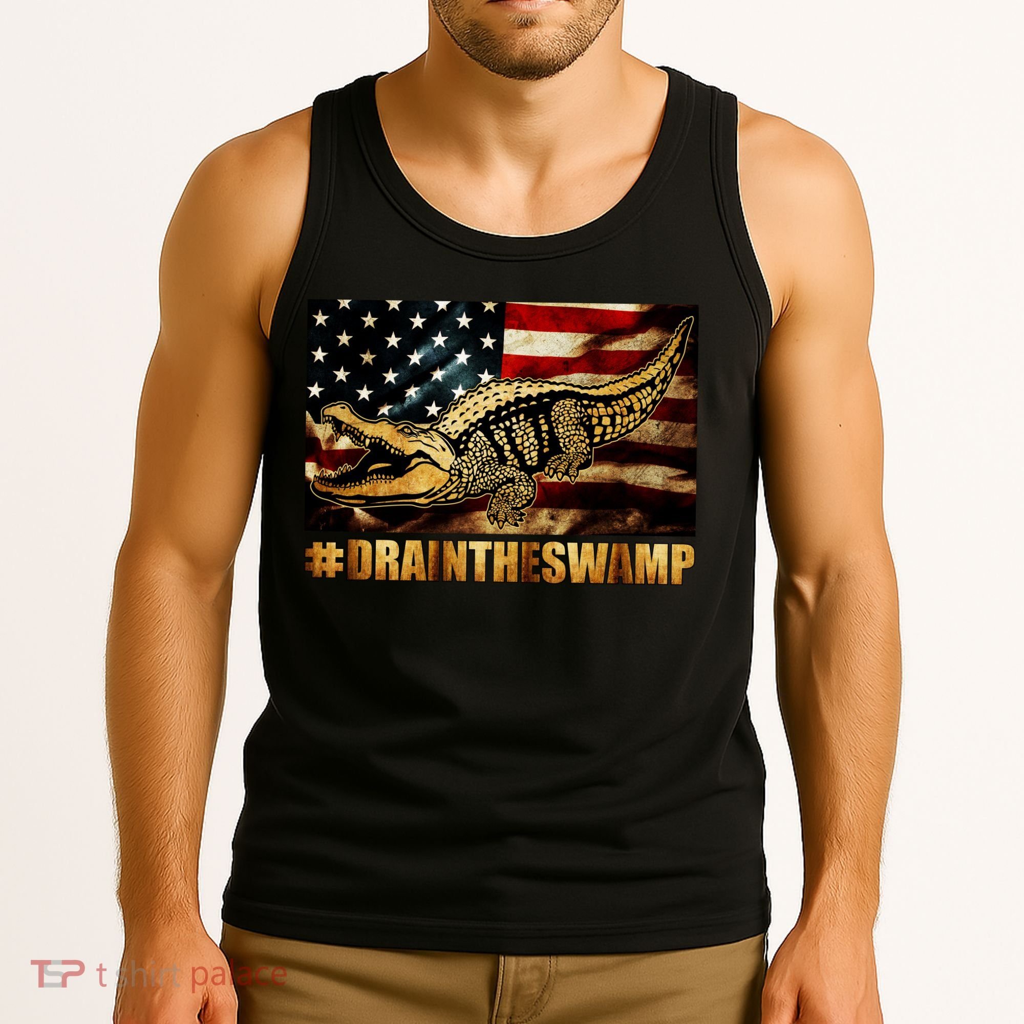 Drain The Swamp Washington DC Donald Trump President Tank Top