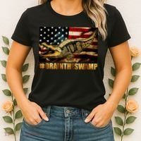 Drain The Swamp Washington DC Donald Trump President Women's T-Shirt thumb 2
