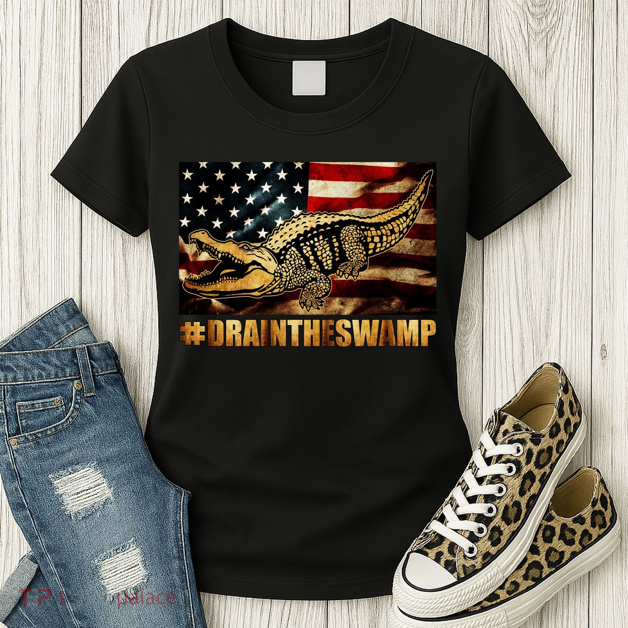 Drain The Swamp Washington DC Donald Trump President Women's T-Shirt