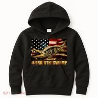 Drain The Swamp Washington DC Donald Trump President Kids Hoodie thumb 0