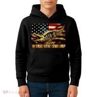 Drain The Swamp Washington DC Donald Trump President Kids Hoodie thumb 4