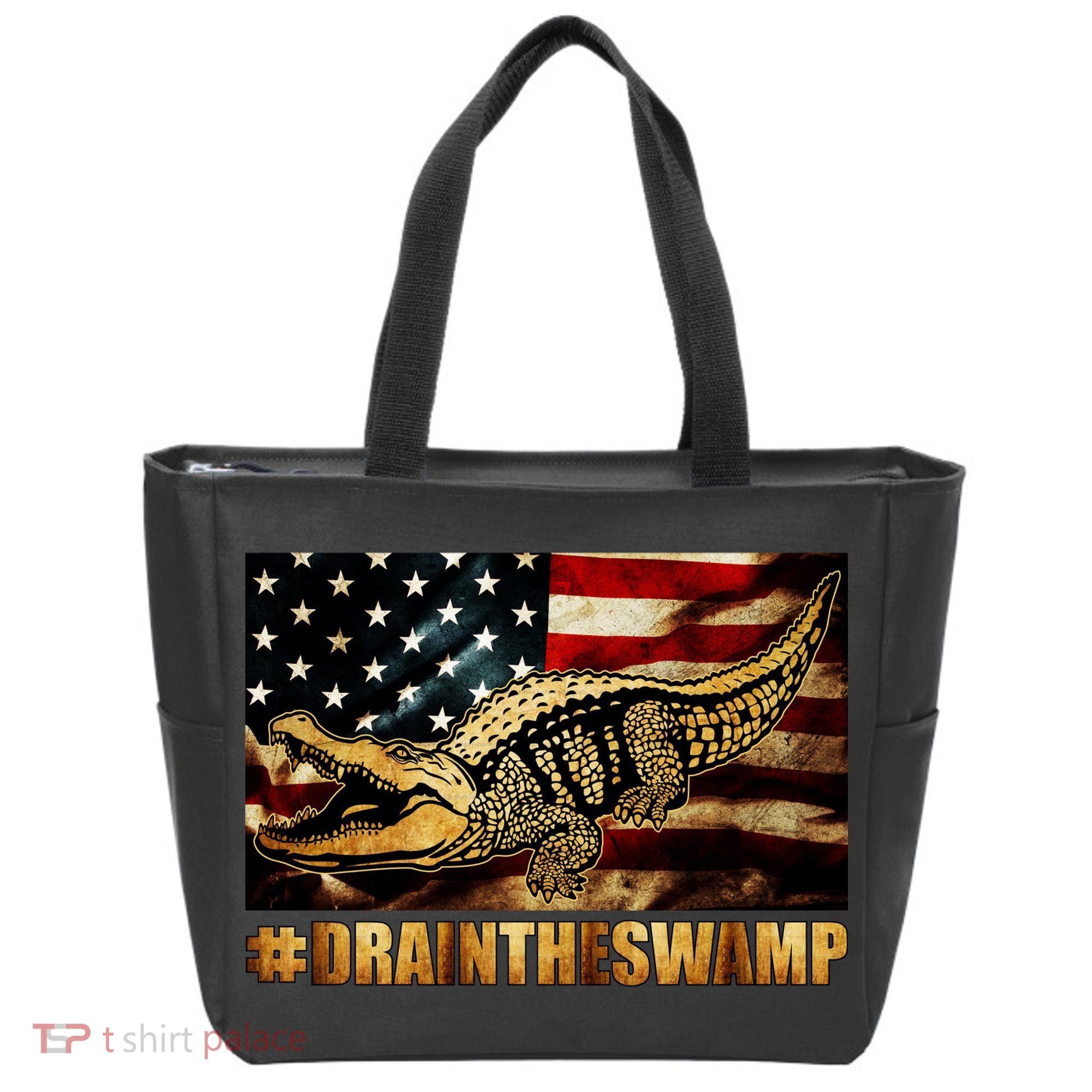 Drain The Swamp Washington DC Donald Trump President Tote Bag