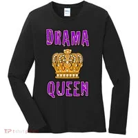 Drama Queen Women's Long Sleeve Shirt thumb 0