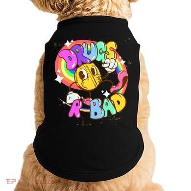 Drugs R Bad Cool Gift Doggie Tank