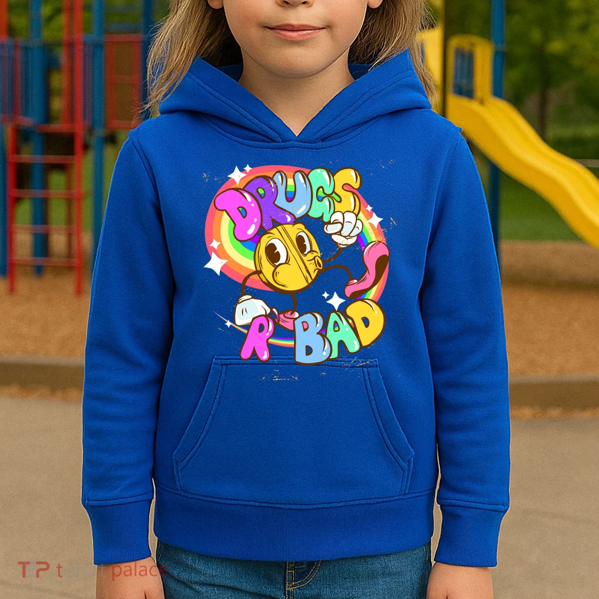 Drugs R Bad Cool Gift Kids Hoodie