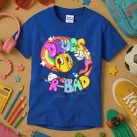 Drugs R Bad Cool Gift Kids T-Shirt thumb 3