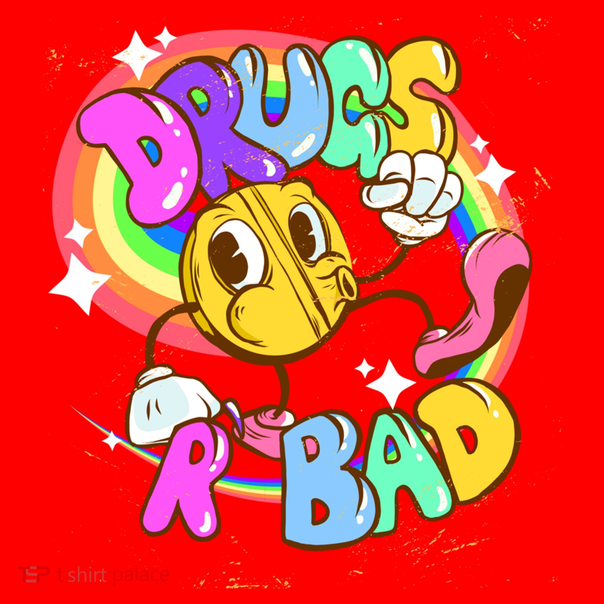 Drugs R Bad Cool Gift Santa Hat