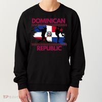 Dominican Republic Baseball Dominican Flag Women's Sweatshirt thumb 0
