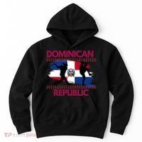 Dominican Republic Baseball Dominican Flag Hoodie thumb 0