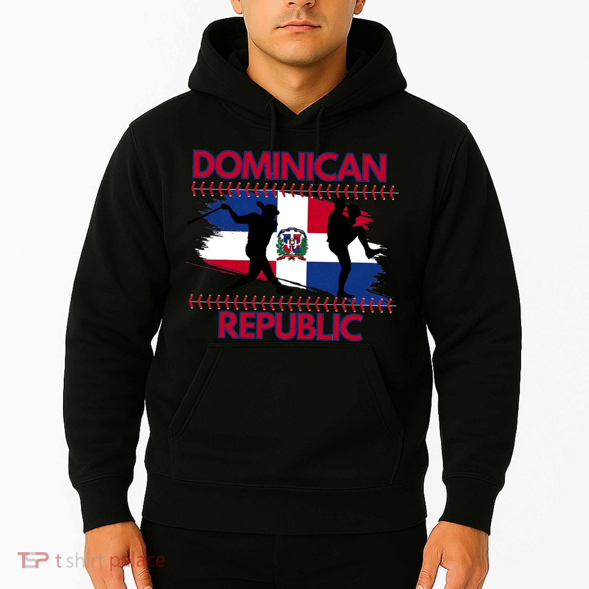 Dominican Republic Baseball Dominican Flag Hoodie