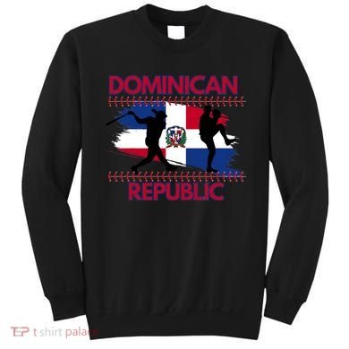 Dominican Republic Baseball Dominican Flag Sweatshirt