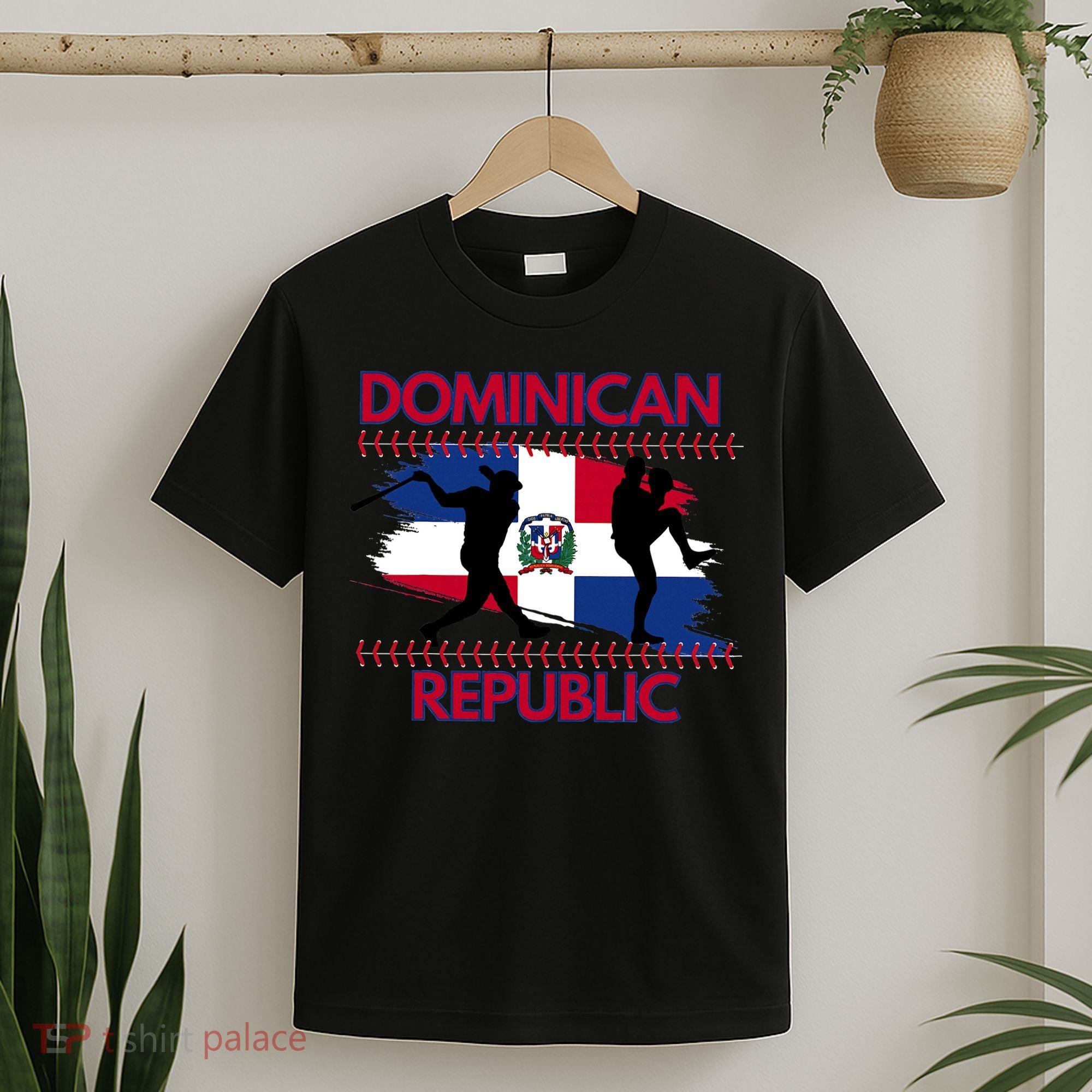 Dominican Republic Baseball Dominican Flag T-Shirt