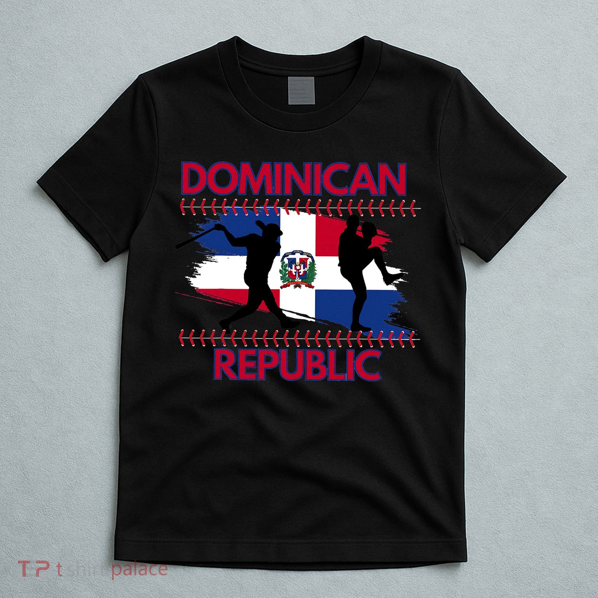 Dominican Republic Baseball Dominican Flag T-Shirt