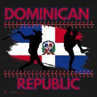 Dominican Republic Baseball Dominican Flag T-Shirt thumb 7