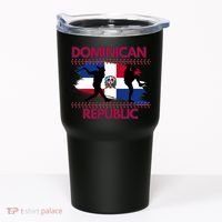 Dominican Republic Baseball Dominican Flag Tumbler thumb 0