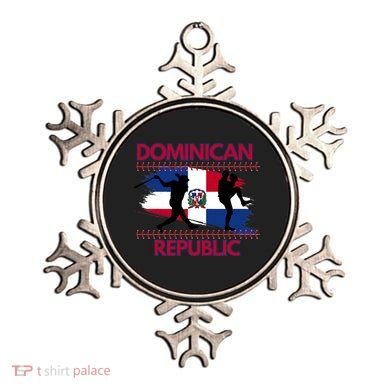 Dominican Republic Baseball Dominican Flag Ornament