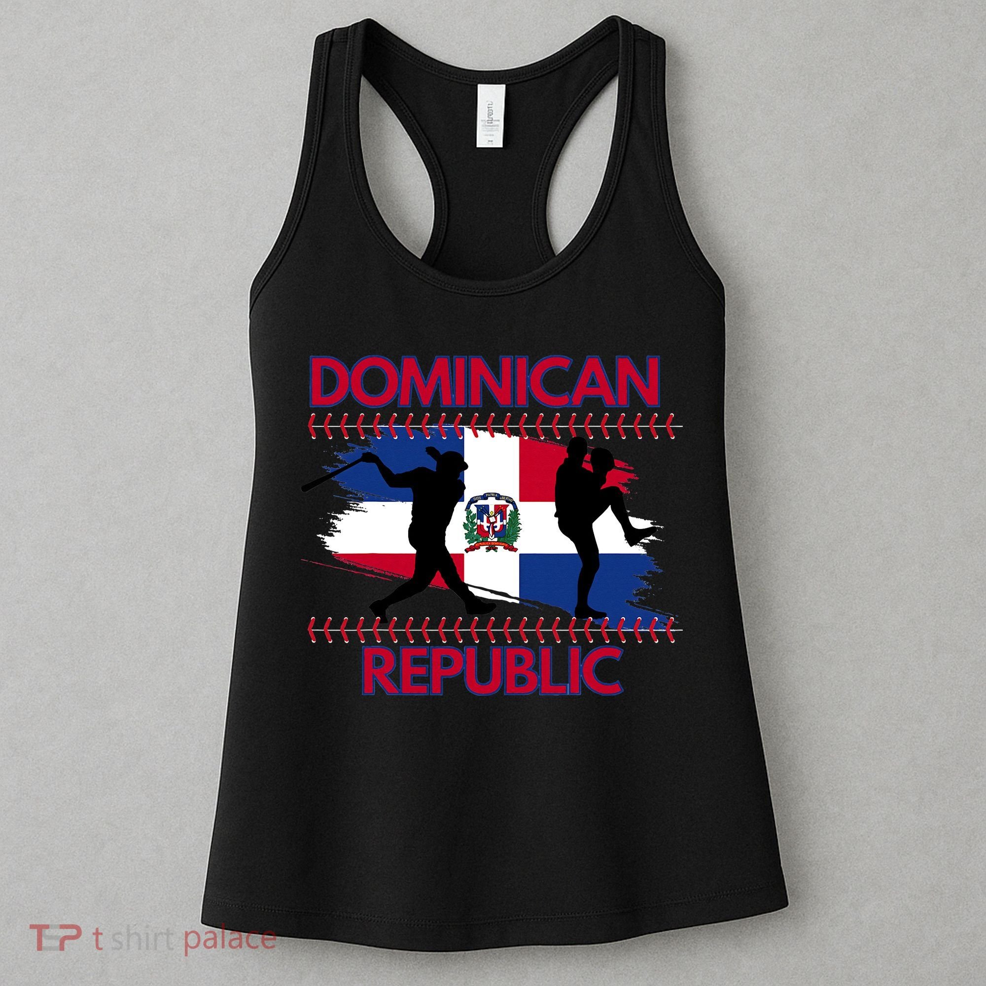 Dominican Republic Baseball Dominican Flag Women's Tank Top