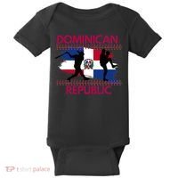 Dominican Republic Baseball Dominican Flag Baby Bodysuit thumb 0