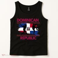Dominican Republic Baseball Dominican Flag Tank Top thumb 2