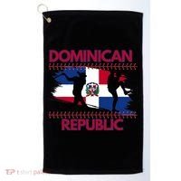 Dominican Republic Baseball Dominican Flag Golf Towel thumb 0
